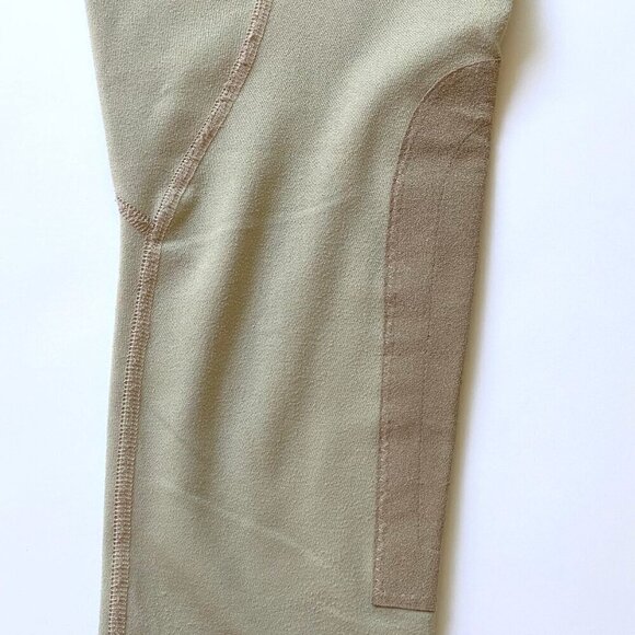 Kerrits Girls Knee Patch Performance Riding Tights Tan XL 16-18 Equestrian - Picture 5 of 15
